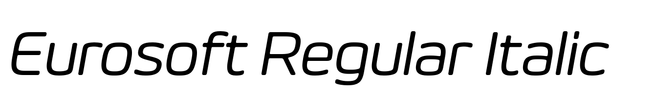 Eurosoft Regular Italic